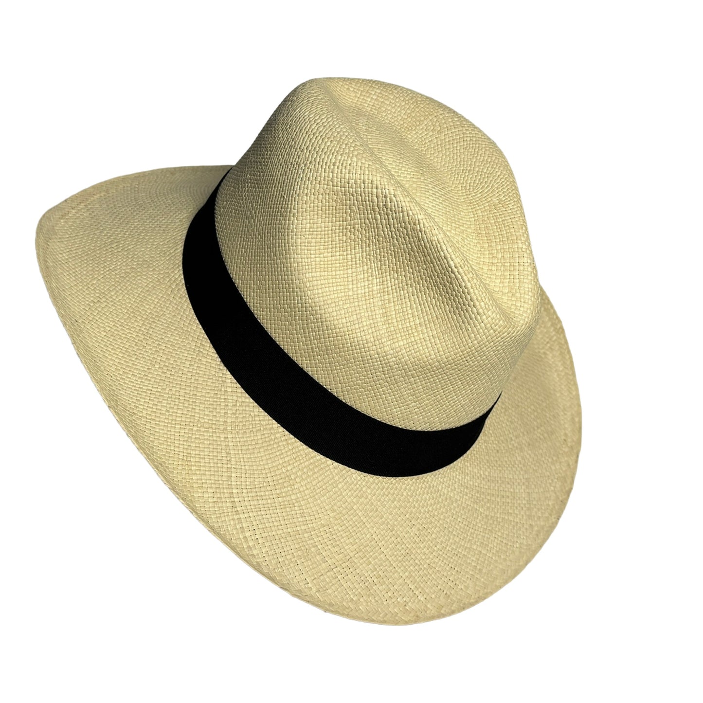 Sombrero de paja toquilla tejido a mano tipo panama