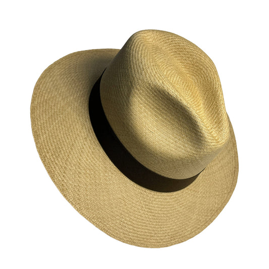Sombrero de paja toquilla tejido a mano tipo panama super fino